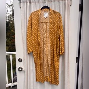 Madewell Mustard Yellow Duster/Kimono